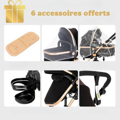 POUSSETTE 3 EN 1 | IMPERMEABLE