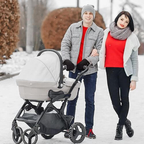 accessoire pour poussette moufles imperméable