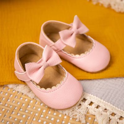 chaussure bebe souple fille rose