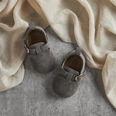 chaussure bebe souple garçon gris