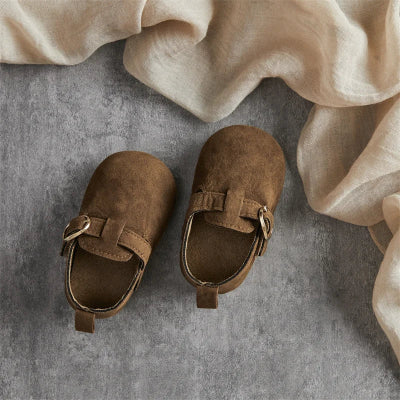 chaussure bebe souple garçon marron