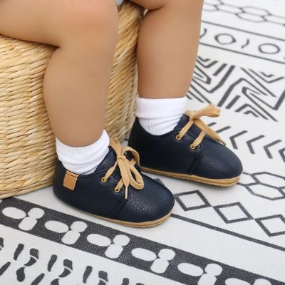 chaussure pour bébé souple bleu