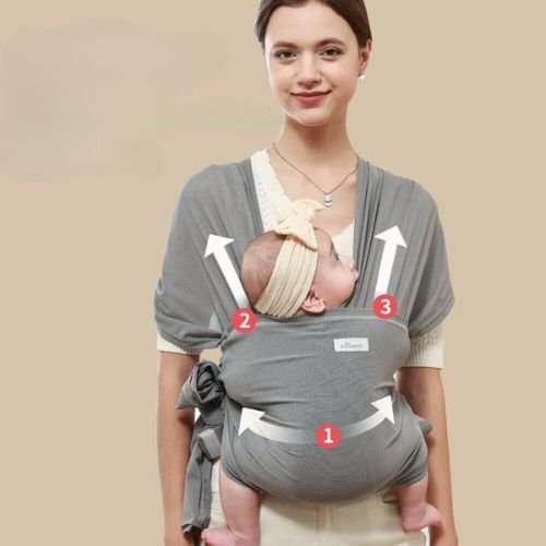 ECHARPE DE PORTAGE | Gris - Maman Confort