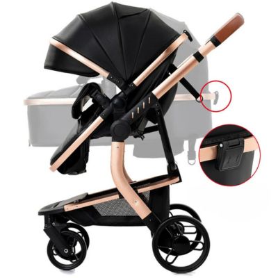 poussette 3 en 1 imperméable facile à installer