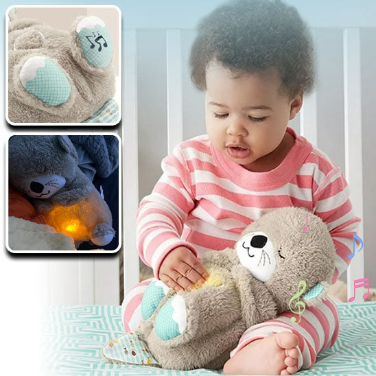 veilleuse enfant lumi loutre multifonctionnelle