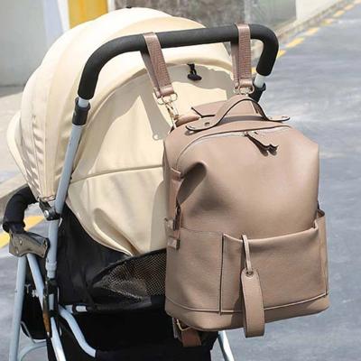 Sac a langer beige fonctionnel