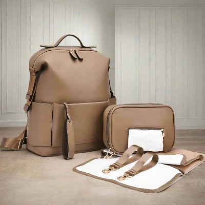 Sac a langer beige pratique