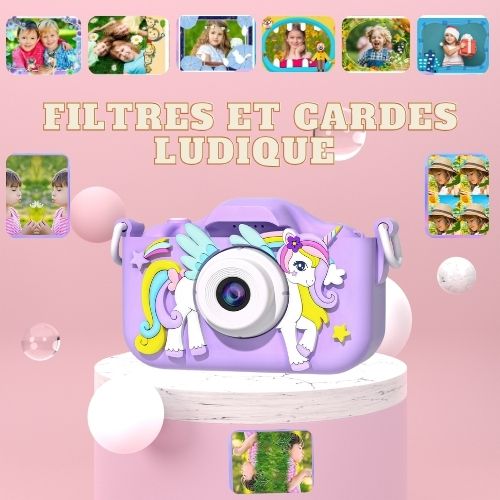 appareil photo enfant licorne ludique