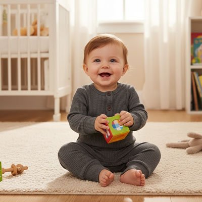 Barboteuse​ bebe grise