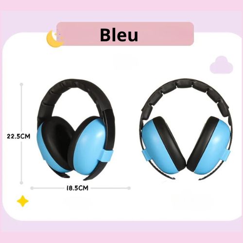 casque anti bruit bébé bébé-zen bleu