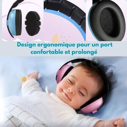 casque anti bruit bébé bébé-zen design ergonomique