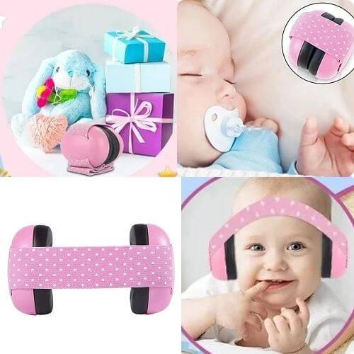 casque anti bruit bébé tranquilou™ Rose