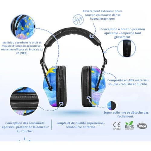 casque anti bruit enfant enfant serein caractéristiques 