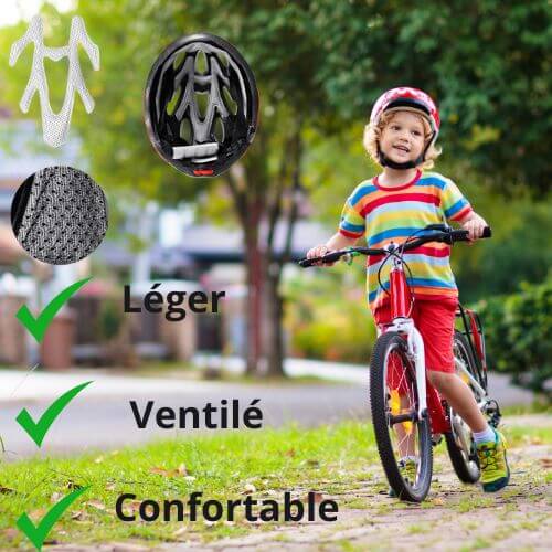 casque enfant Petit Aventurier confortable