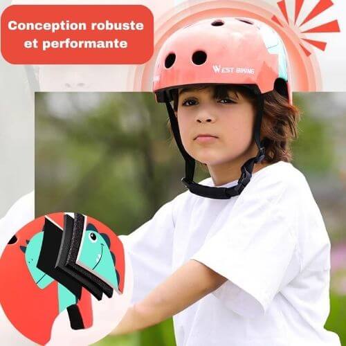 casque enfant WEST  sécurité renforcée 