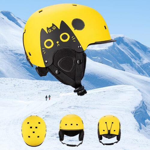 casque ski enfant Copo jaune