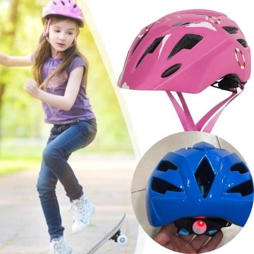 casque vélo enfant Biking lumière intégrée