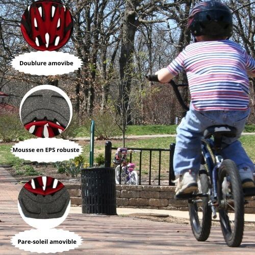 casque velo enfant Biko confort prémium