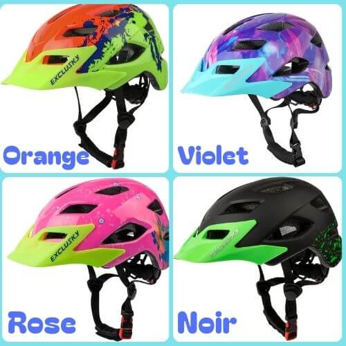 casque vélo enfant EXCLUSKY Couleurs