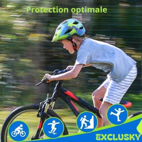 casque vélo enfant EXCLUSKY protection-optimale