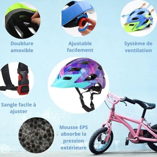 casque vélo enfant EXCLUSKY robuste