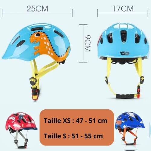 casque velo enfant Dinos caractéristiques 