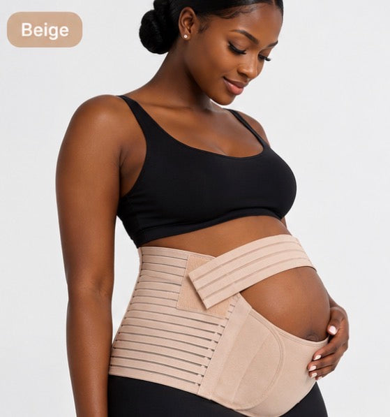 Ceinture de grossesse beige
