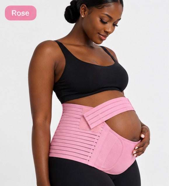 Ceinture de grossesse rose