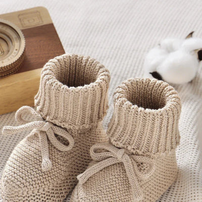 chaussure bebe en crochet confortable