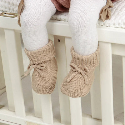 chaussure bebe en crochet souple