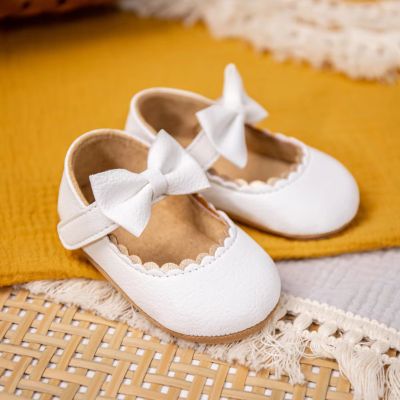 chaussure bebe souple fille blanc