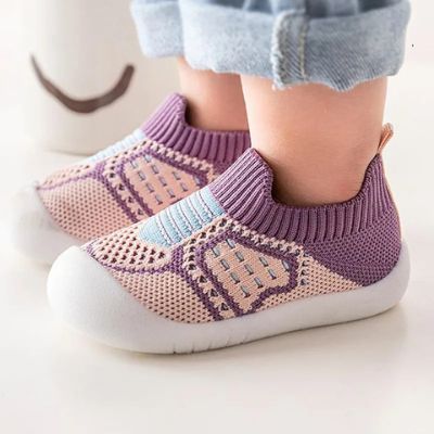 chaussure bebe souple violet