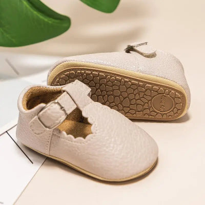 chaussure pour bébé fille beige 