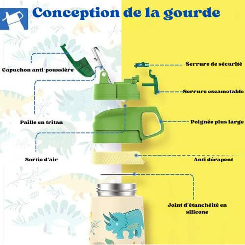 gourde isothermique Ely robuste