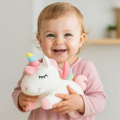 Licorne peluche blanc