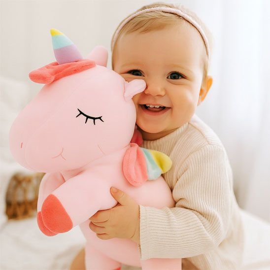 Licorne peluche naissance
