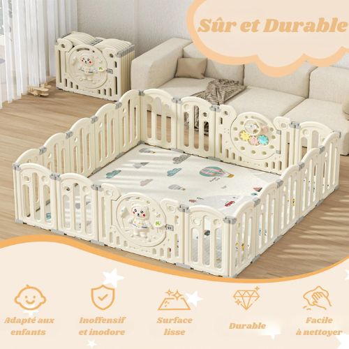 parc bebe beige durabe 