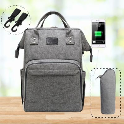 sac a langer Confortplus Gris USB