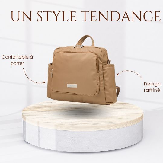 sac a langer waterproof marron