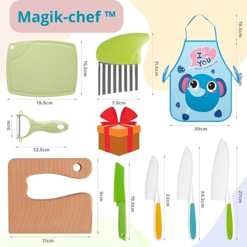 Set Couteaux Cuisine Magik - Chef™ - Maman Confort