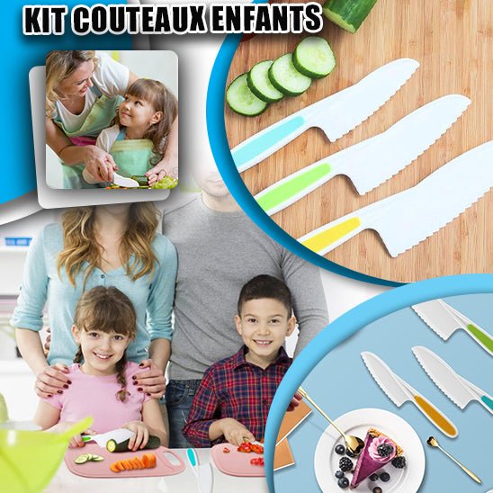 Set Couteaux Cuisine Magik - Chef™ - Maman Confort